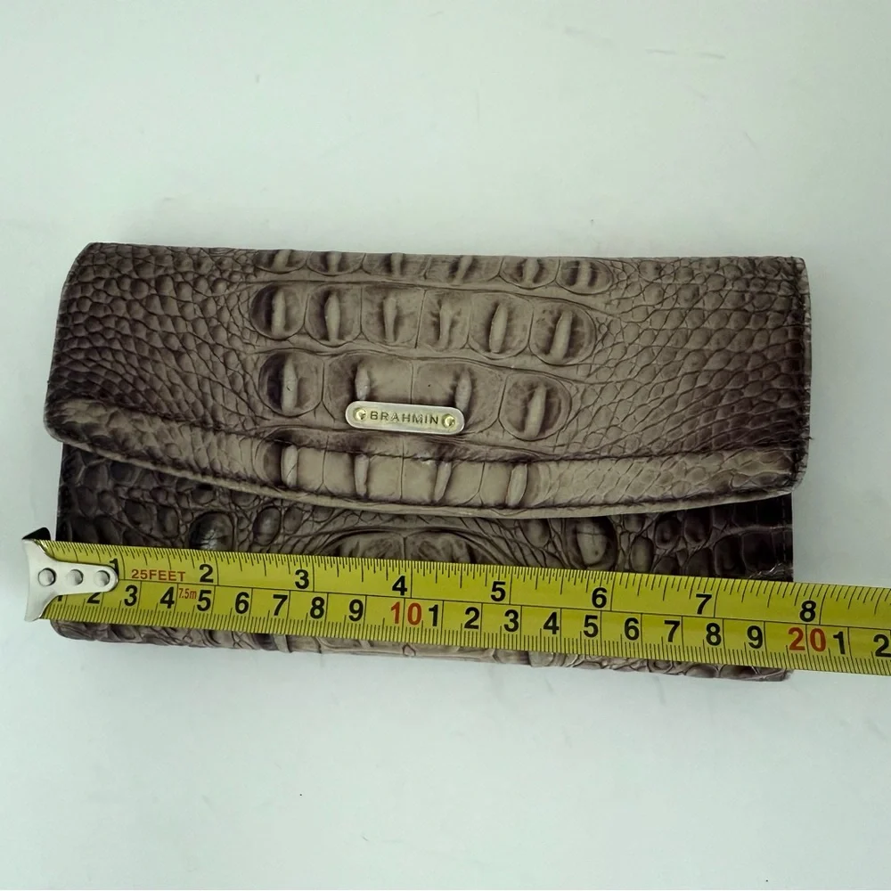 Brahmin Modern Checkbook Melbourne Leather Wallet